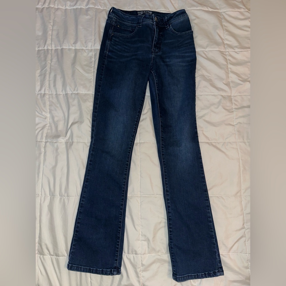 Women's dark wash highrise jeans size 6 regular #1779